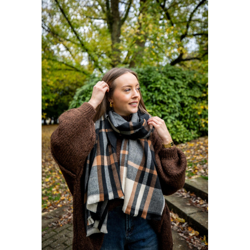 Envoi rapide dans toute la Belgique & paiement sécurisé - Echarpe Nocturne