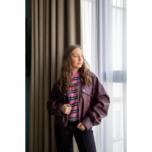 Envoi rapide dans toute la Belgique & paiement sécurisé - T-shirt rose ligné