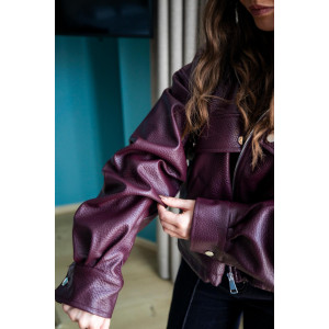 Envoi rapide dans toute la Belgique & paiement sécurisé - Veste prune