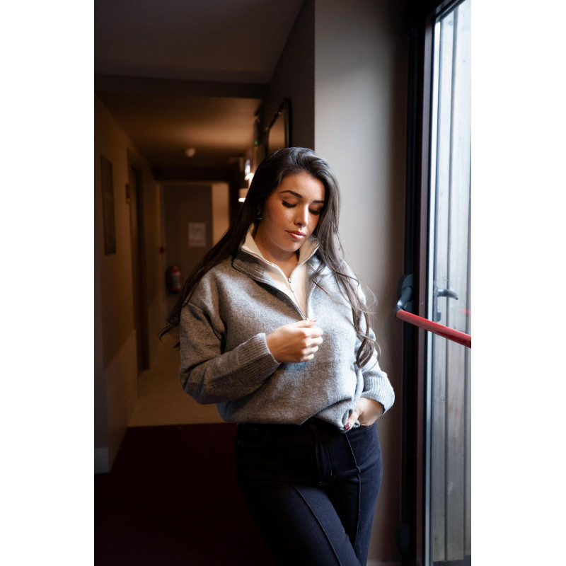 Envoi rapide dans toute la Belgique & paiement sécurisé - Pull col camionneur