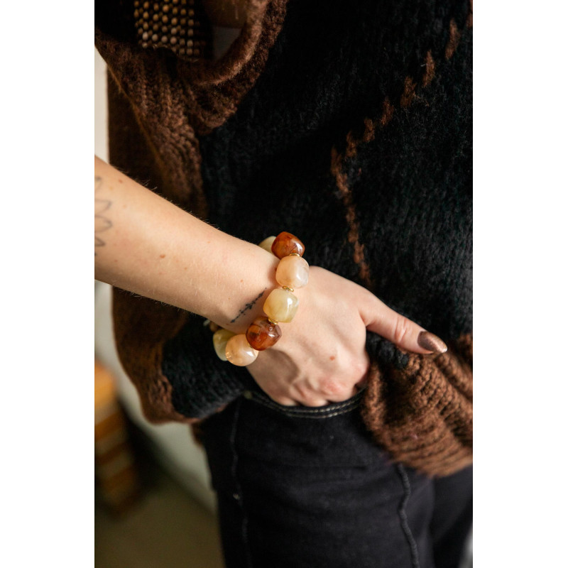 Bracelet beige - Envoi rapide dans toute la Belgique & paiement sécurisé