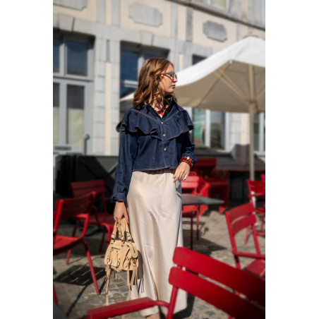 Livraison rapide dans toute la Belgique - Chemise blueberry jean brut