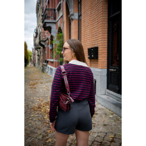 Envoi rapide dans toute la Belgique & paiement sécurisé - Jupe-short grise