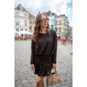 Envoi rapide dans toute la Belgique - Robe Double Espresso