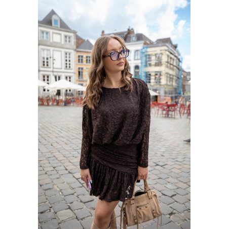 Envoi rapide dans toute la Belgique - Robe Double Espresso