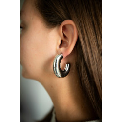 Envoi rapide dans toute la Belgique - Boucles d'oreilles Nova acier inoxydable