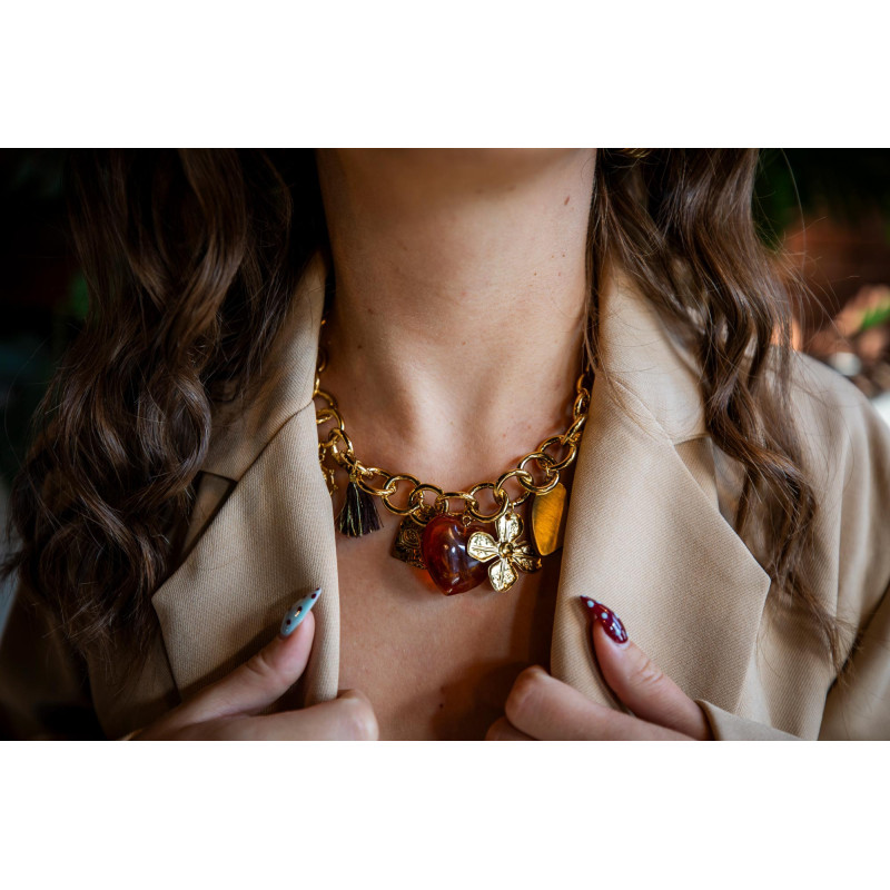 Envoi rapide dans toute la Belgique - Collier Woodland love