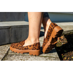 Envoi rapide dans toute la Belgique & paiement sécurisé - Mocassins léopard